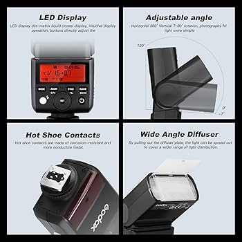 Amazon.com : Godox TT350 Mini Thinklite TTL Flash for